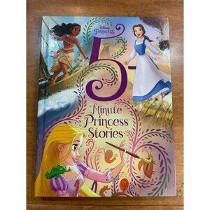 Disney 5-Minute Princess Stories Hardcover Childrens Book